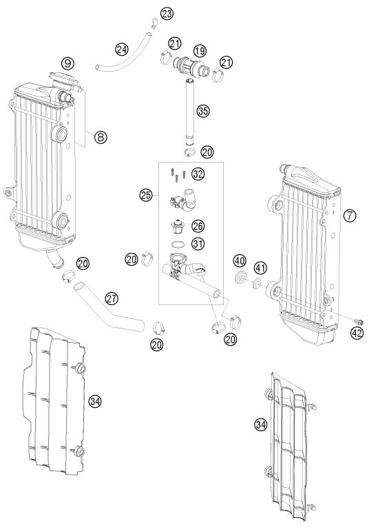 Náhled schématu COOLING SYSTEM