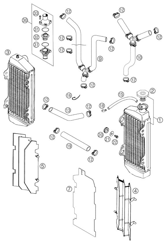 Náhled schématu COOLING SYSTEM