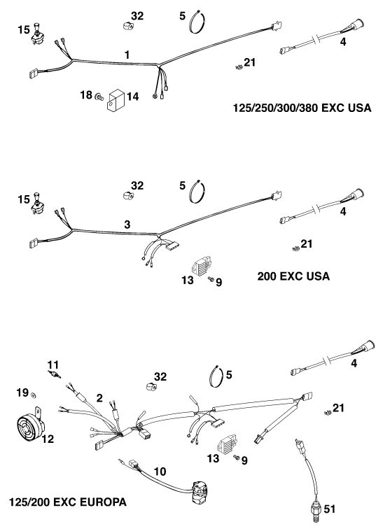 Náhled schématu WIRING HARNESS