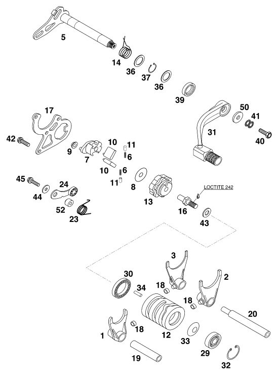 Náhled schématu SHIFTING MECHANISM