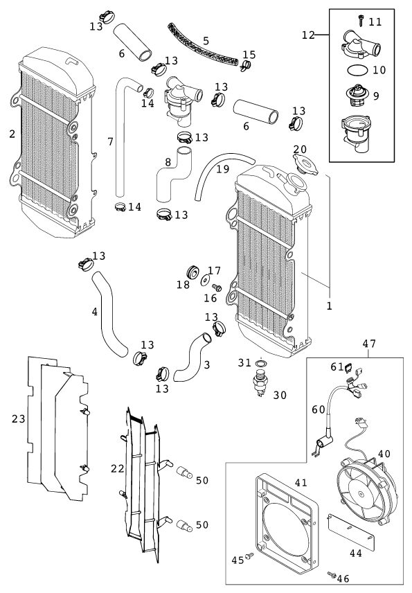 Náhled schématu COOLING SYSTEM