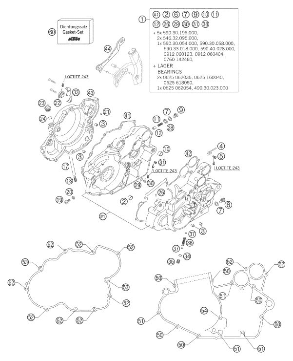 Náhled schématu ENGINE CASE