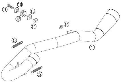 Náhled schématu EXHAUST SYSTEM