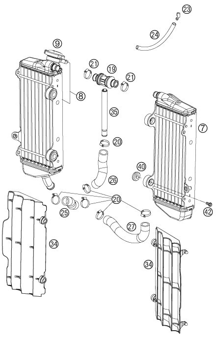 Náhled schématu COOLING SYSTEM