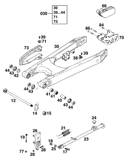 Náhled schématu SWING ARM