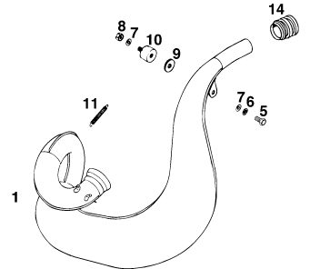 Náhled schématu EXHAUST SYSTEM