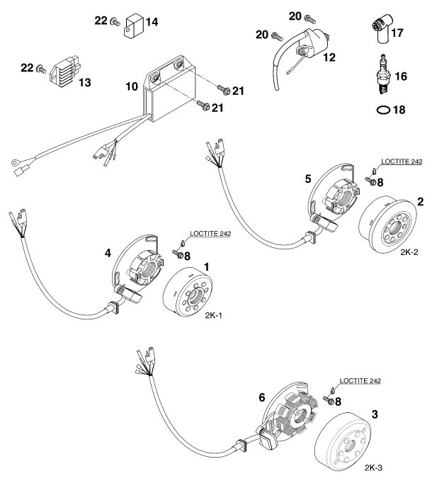 Náhled schématu IGNITION SYSTEM