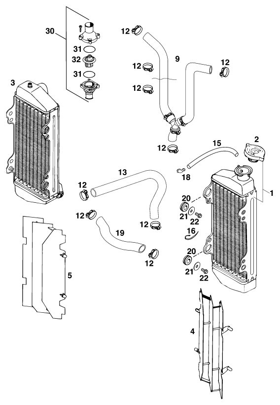 Náhled schématu COOLING SYSTEM