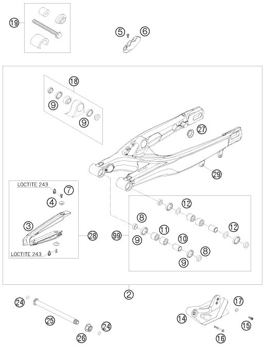 Náhled schématu SWING ARM