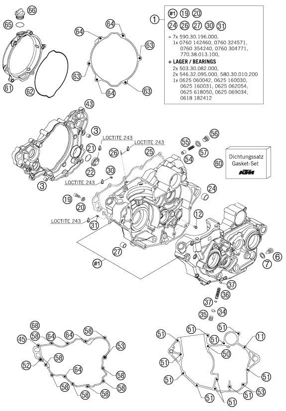 Náhled schématu ENGINE CASE