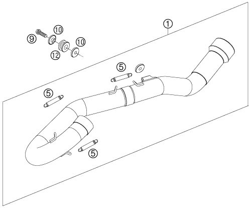 Náhled schématu EXHAUST SYSTEM