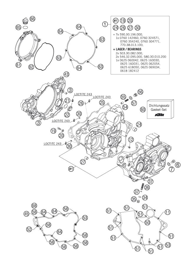 Náhled schématu ENGINE CASE