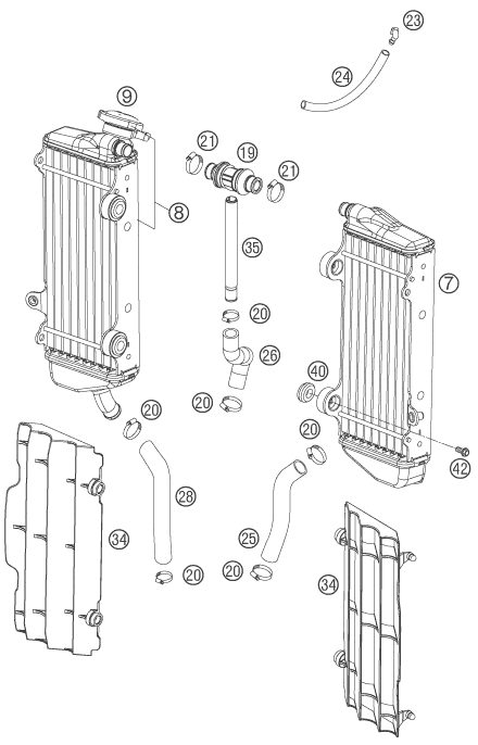 Náhled schématu COOLING SYSTEM