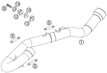 Náhled schématu EXHAUST SYSTEM