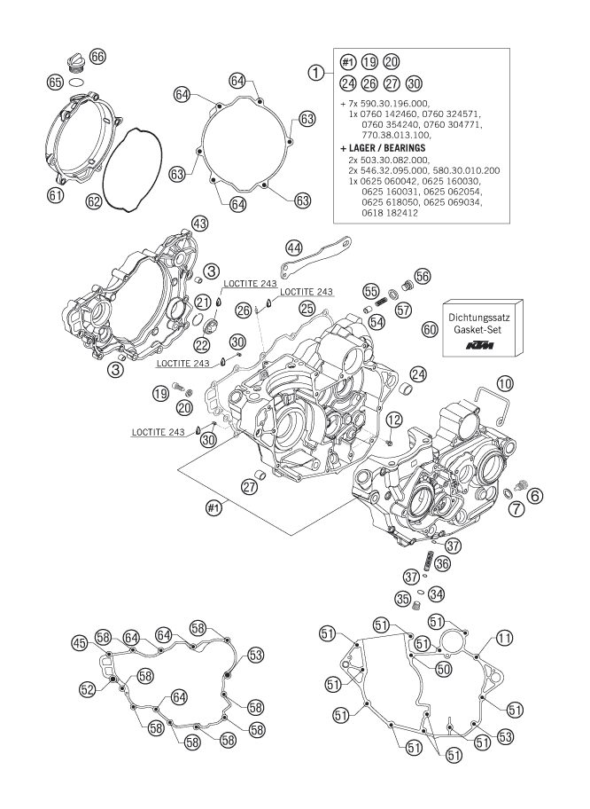 Náhled schématu ENGINE CASE