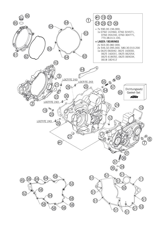 Náhled schématu ENGINE CASE