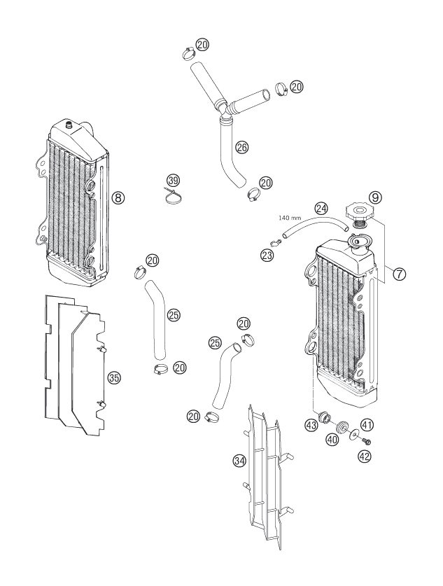 Náhled schématu COOLING SYSTEM