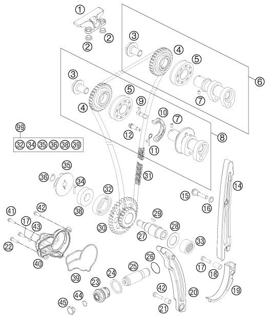Náhled schématu TIMING DRIVE