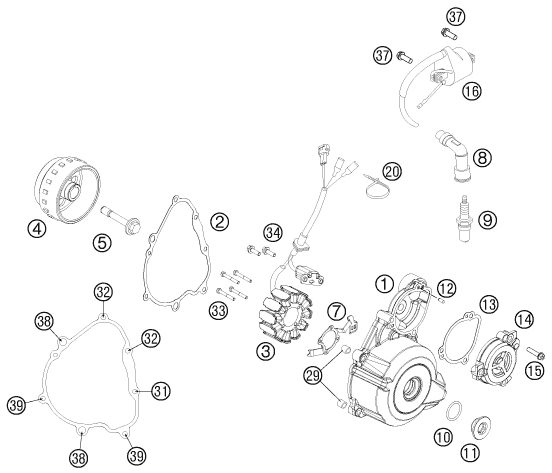 Náhled schématu IGNITION SYSTEM