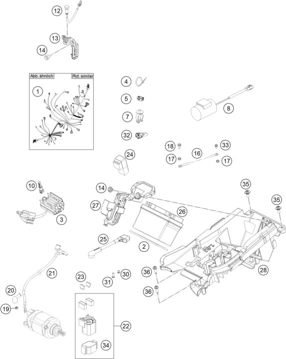 Náhled schématu WIRING HARNESS