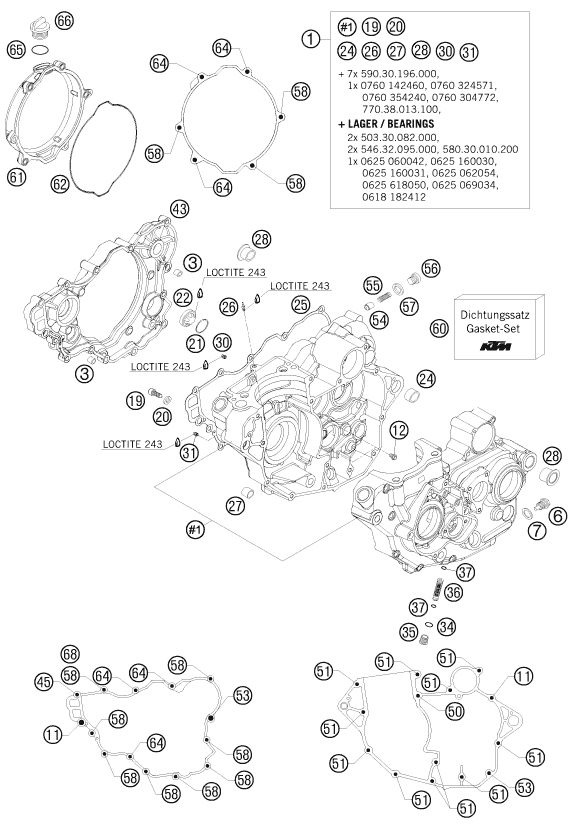 Náhled schématu ENGINE CASE