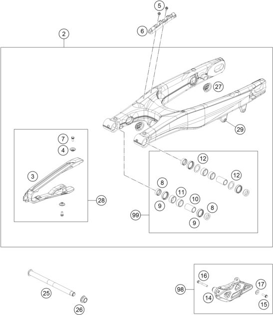 Náhled schématu SWING ARM