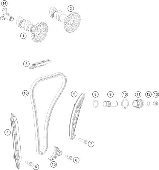 Náhled schématu TIMING DRIVE