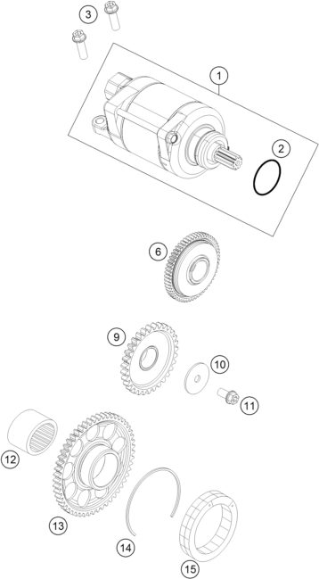 Náhled schématu ELECTRIC STARTER