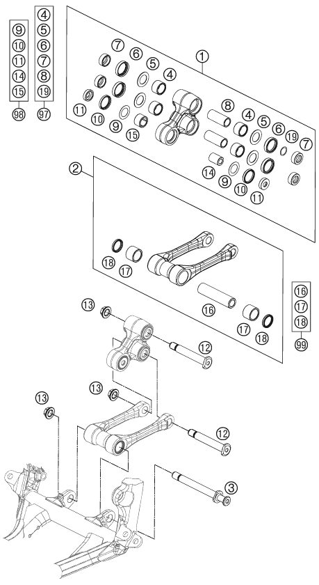 Náhled schématu PRO LEVER LINKING