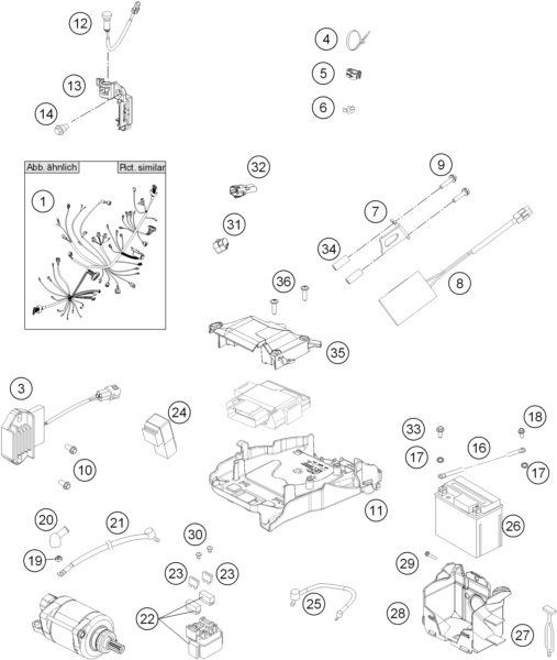 Náhled schématu WIRING HARNESS