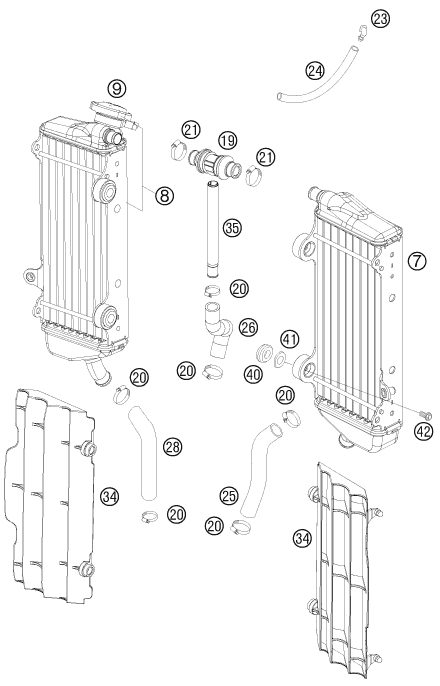 Náhled schématu COOLING SYSTEM