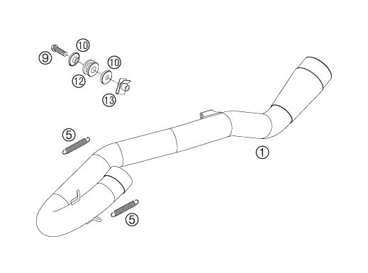 Náhled schématu EXHAUST SYSTEM
