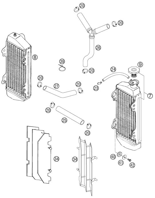 Náhled schématu COOLING SYSTEM