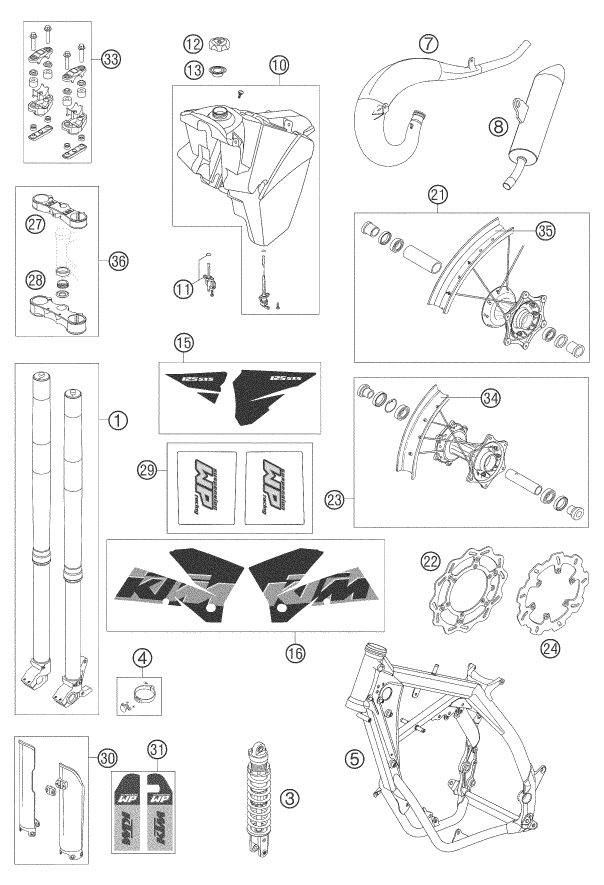 Náhled schématu NEW PARTS