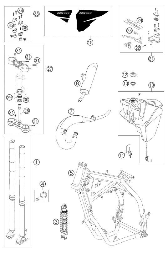 Náhled schématu NEW PARTS