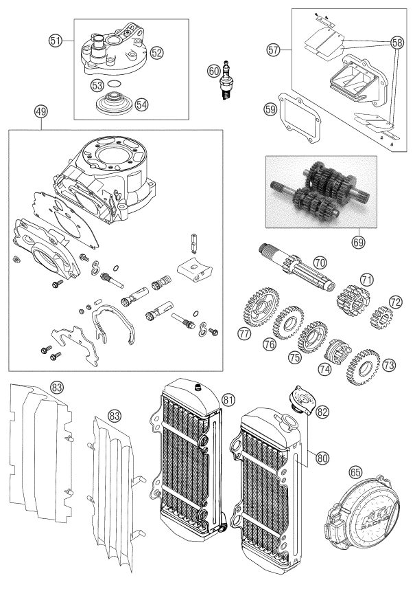 Náhled schématu NEW PARTS