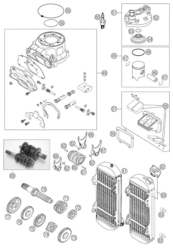 Náhled schématu NEW PARTS