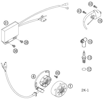 Náhled schématu IGNITION SYSTEM
