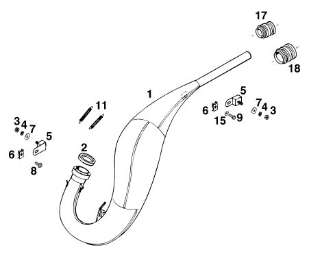 Náhled schématu EXHAUST SYSTEM