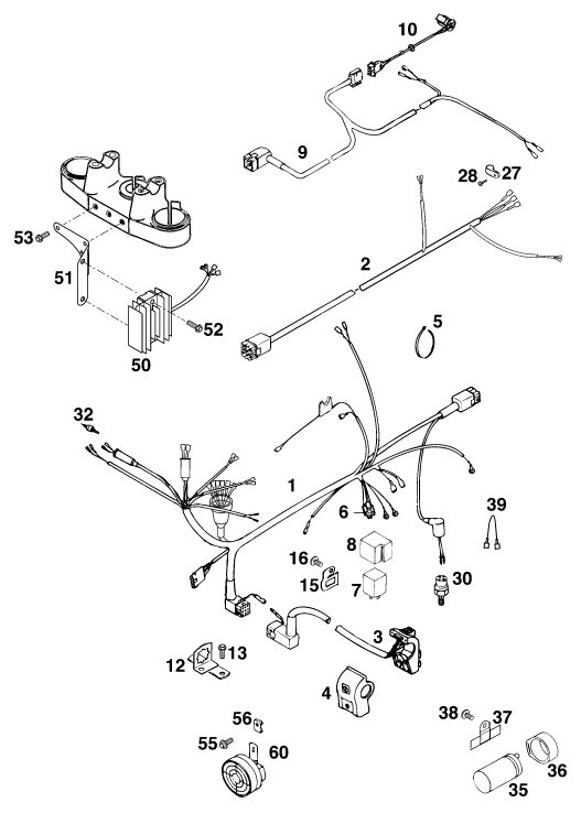 Náhled schématu WIRING HARNESS