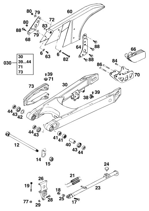 Náhled schématu SWING ARM