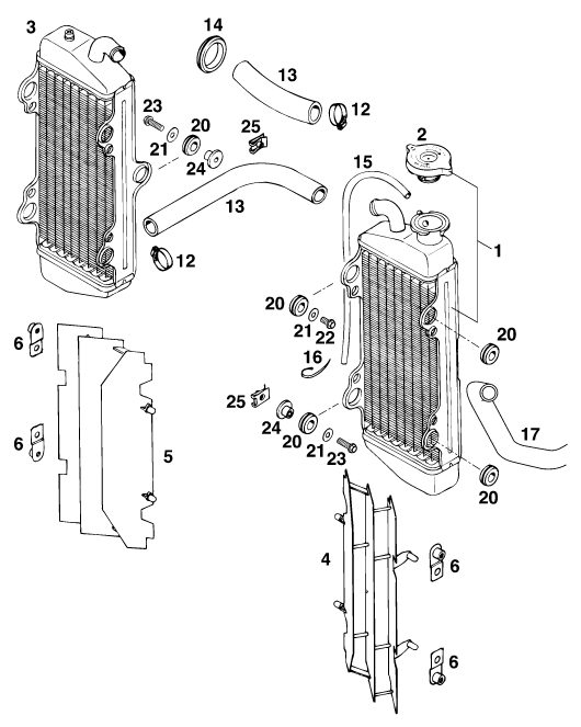 Náhled schématu COOLING SYSTEM