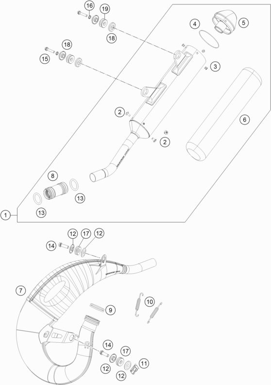 Náhled schématu EXHAUST SYSTEM