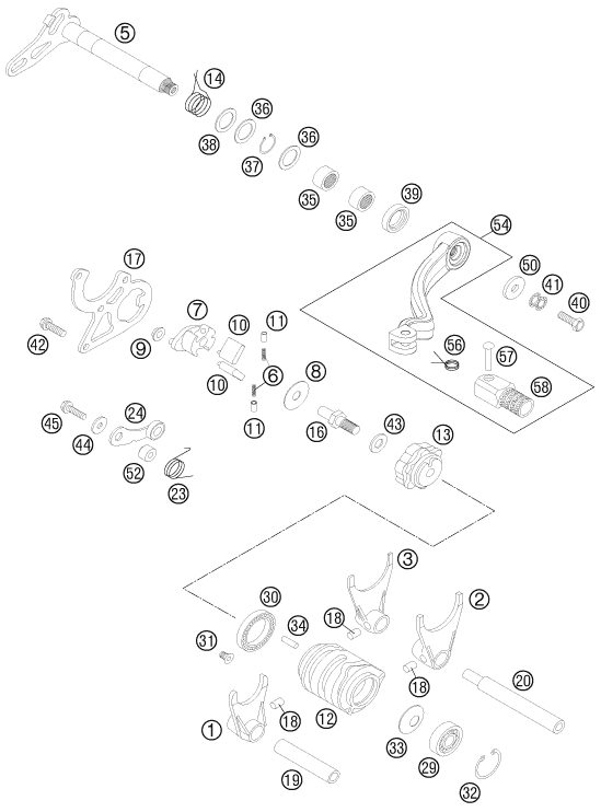 Náhled schématu SHIFTING MECHANISM
