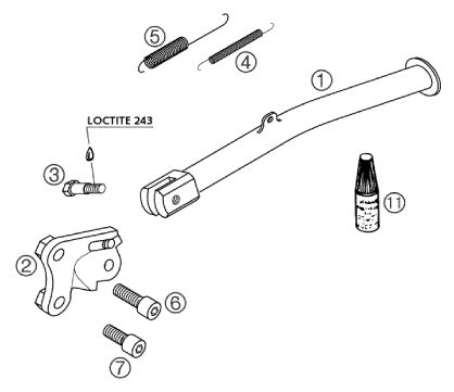 Náhled schématu SIDE / CENTER STAND