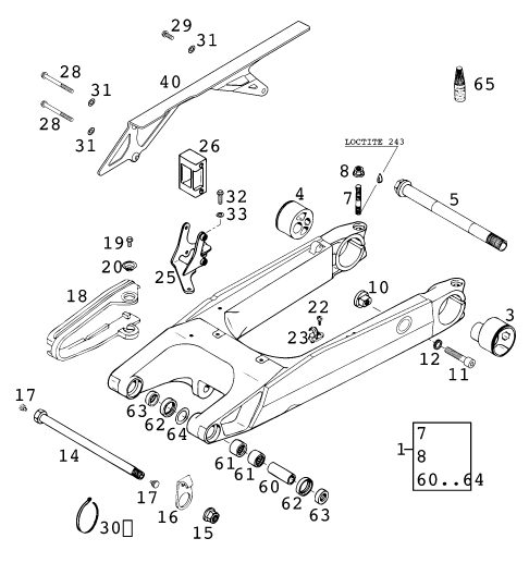 Náhled schématu SWING ARM