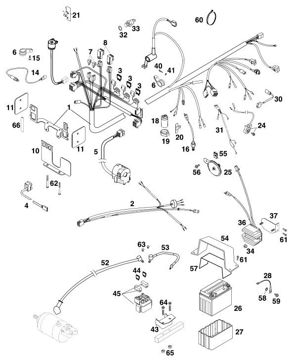 Náhled schématu WIRING HARNESS