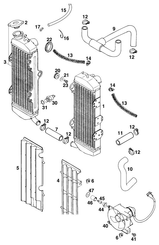 Náhled schématu COOLING SYSTEM