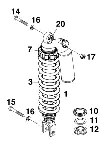 Náhled schématu SHOCK ABSORBER