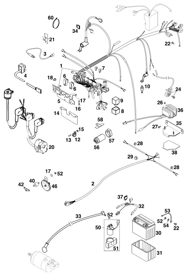 Náhled schématu WIRING HARNESS